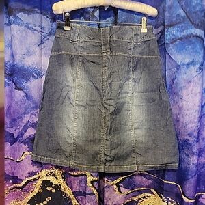 Chic Blue Denim Mini Skirt